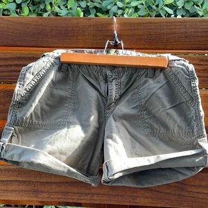 Lucky Brand Olive Green MidRise Shorts